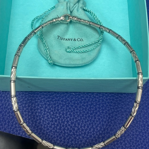 Tiffany & Co. Sterling Silver Aztec Carved Bead Necklace - Picture 2 of 11